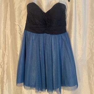 Navy blue formal dress